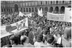 Manifestación gitana de 1978 en Madrid